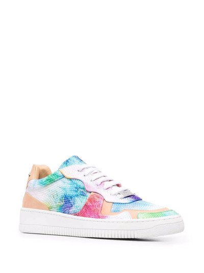 PHILIPP PLEIN tie dye low-top sneakers outlook