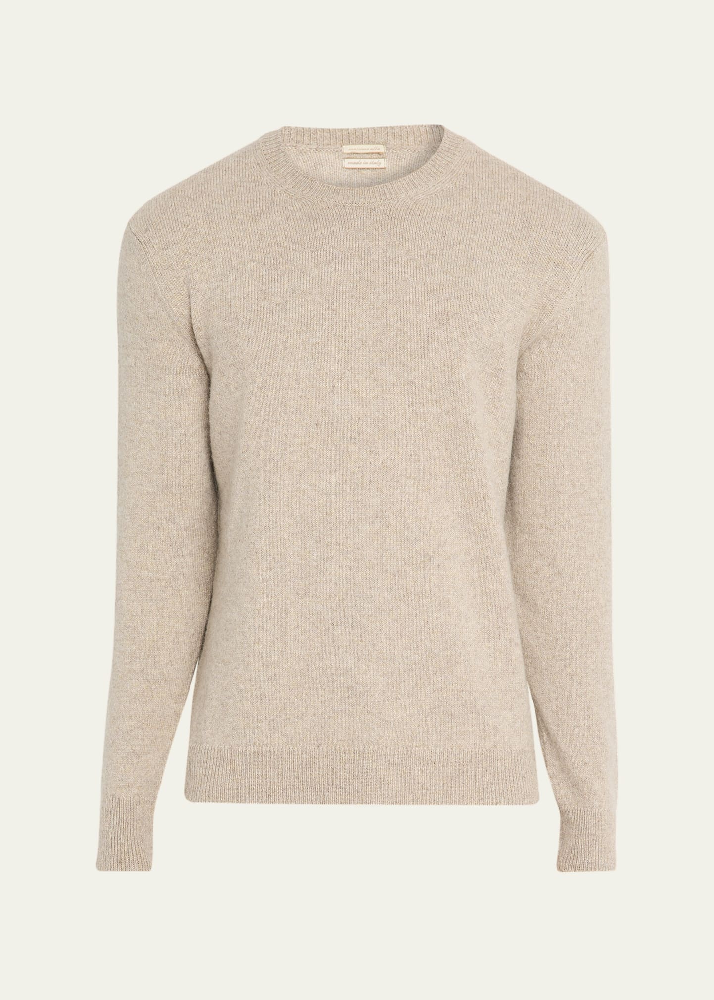 Men's Ares Alpaca-Blend Crewneck Sweater - 1