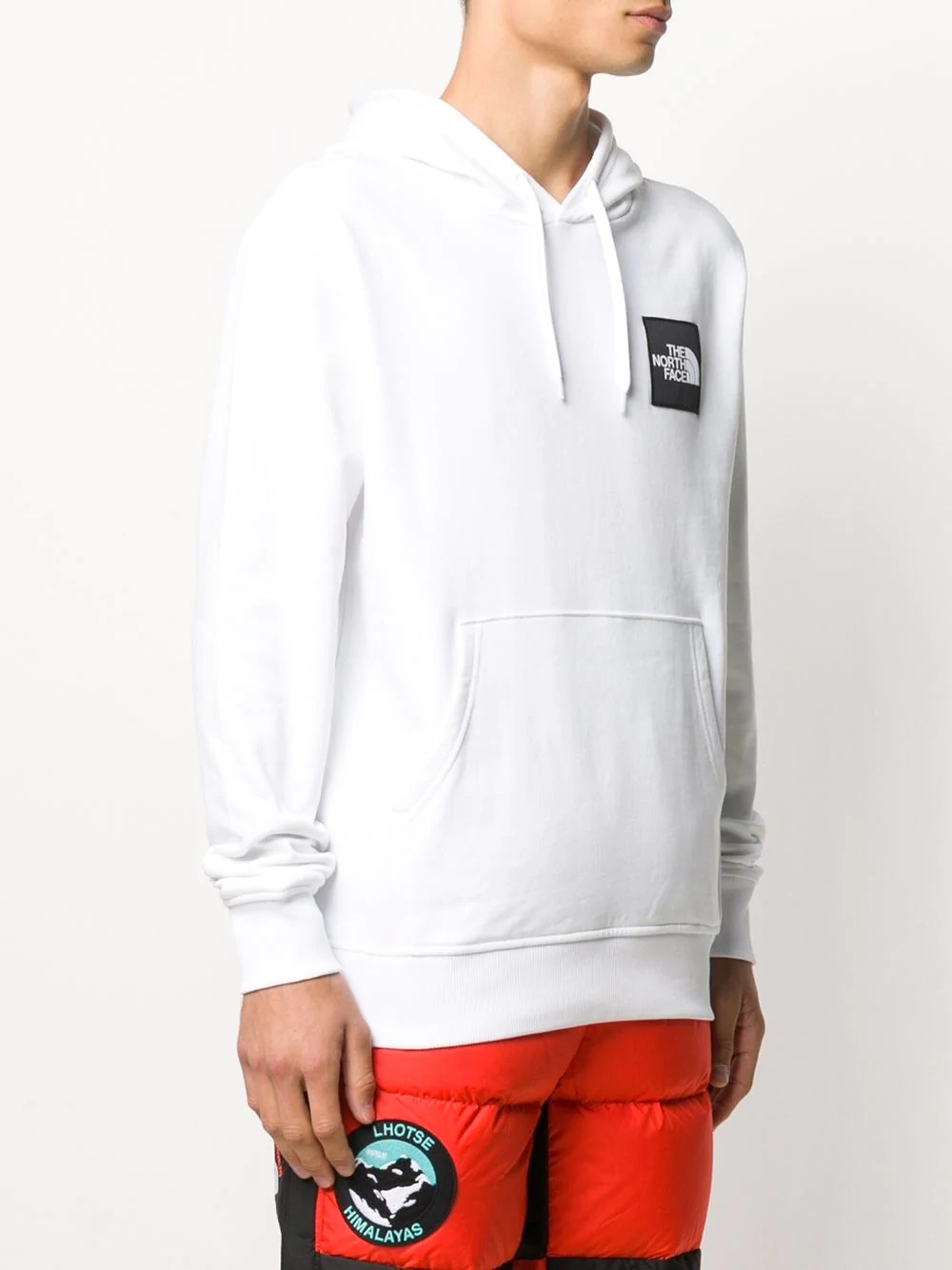 logo drawstring hoodie - 3