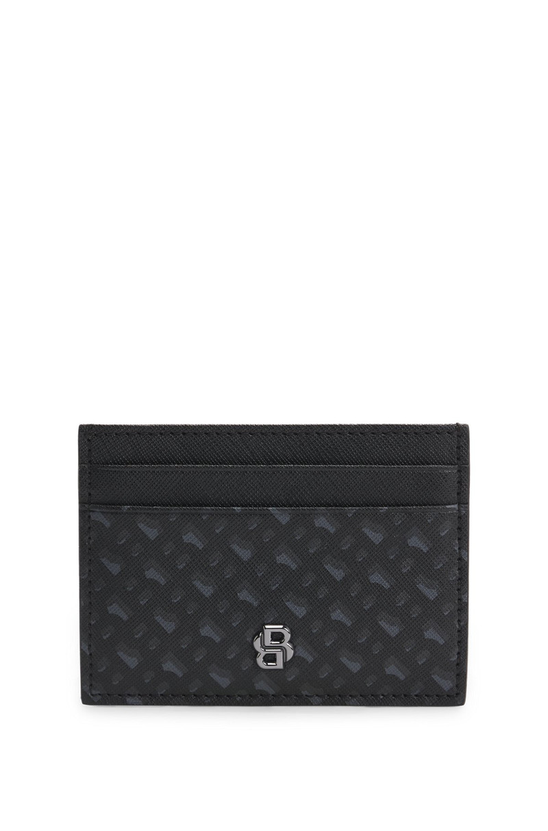 MONOGRAM CARD HOLDER WITH DOUBLE B TRIM 1