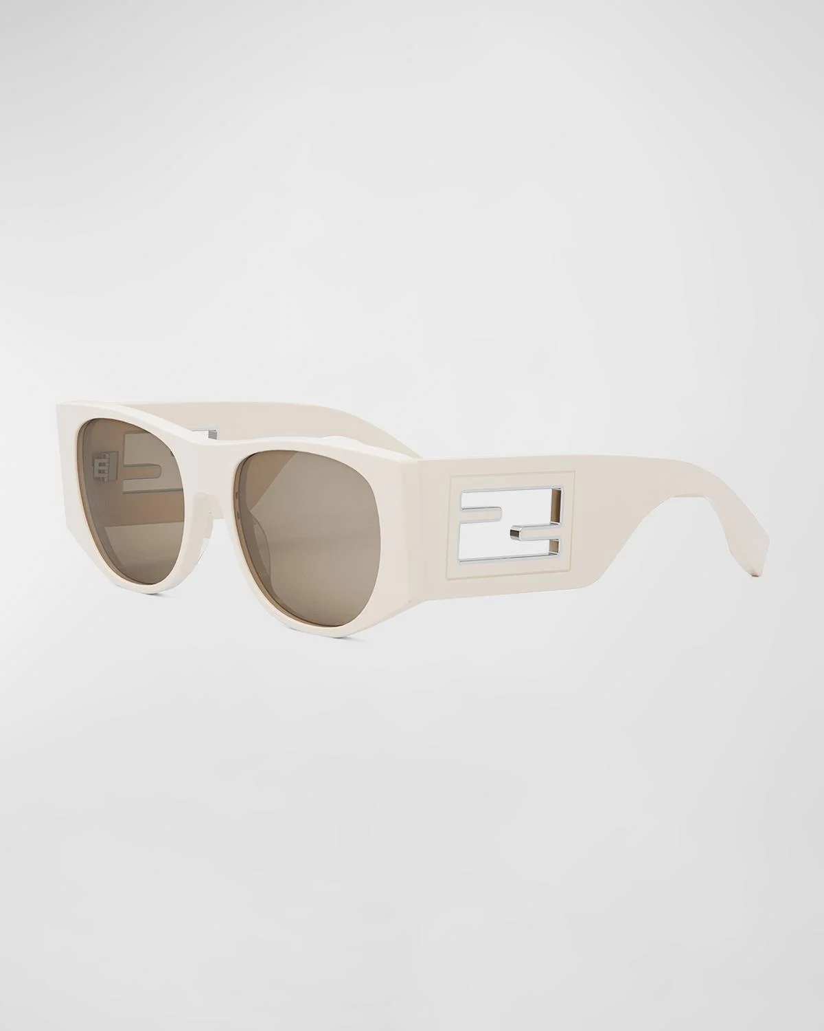 Baguette Acetate Oval Sunglasses - 1
