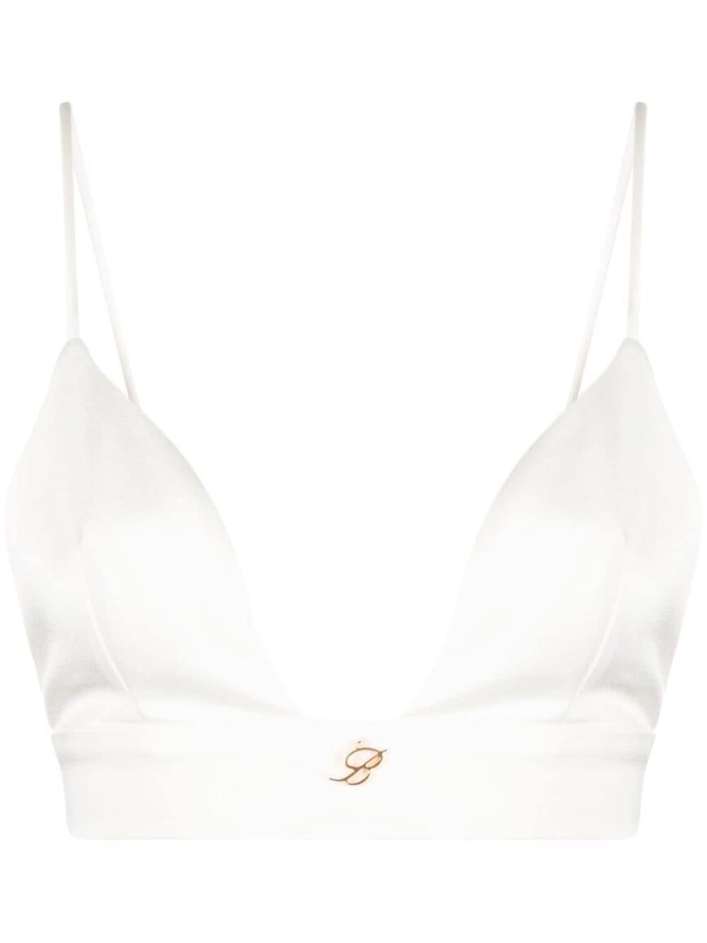 logo-plaque bralette top - 1