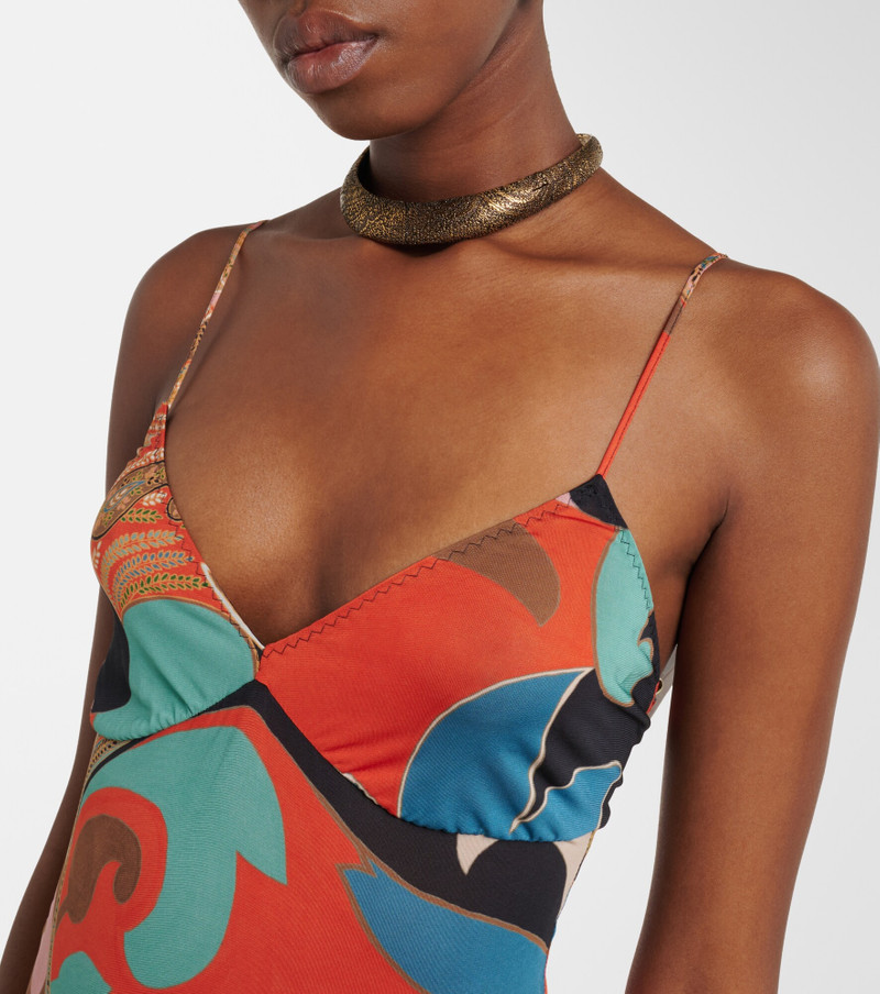 Paisley draped gown 3