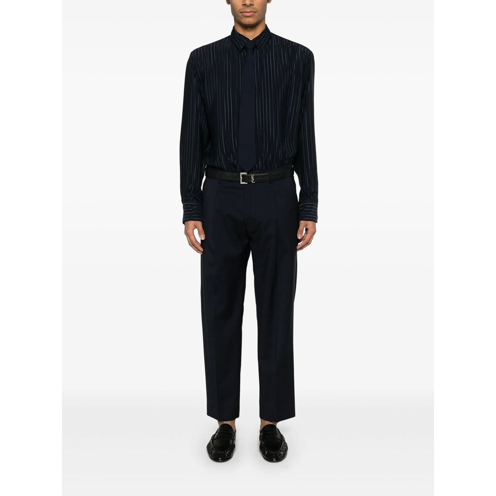 Saint Laurent Blue Shirts Men - 2
