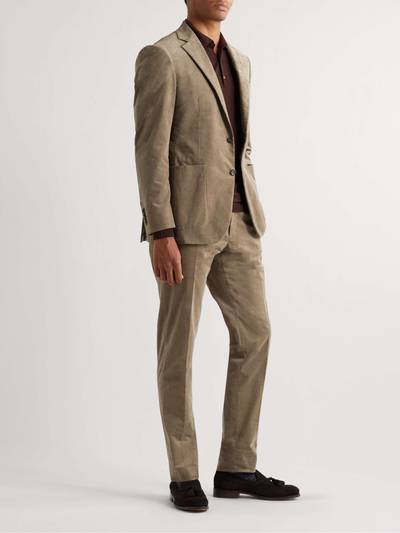 Canali Slim-Fit Stretch-Cotton Corduroy Suit Trousers outlook