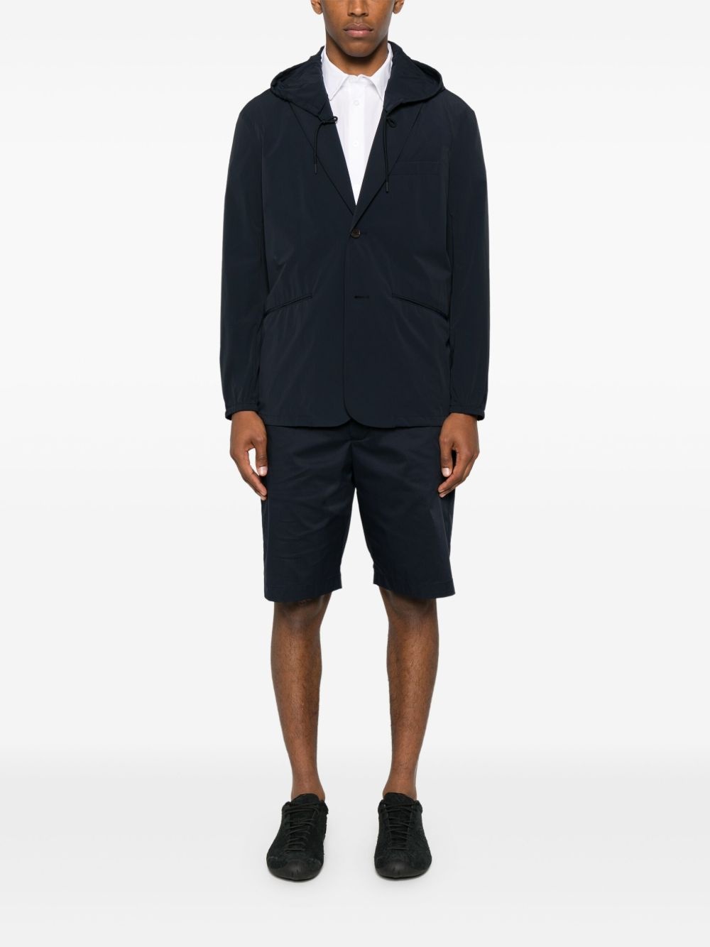 hooded blazer - 2