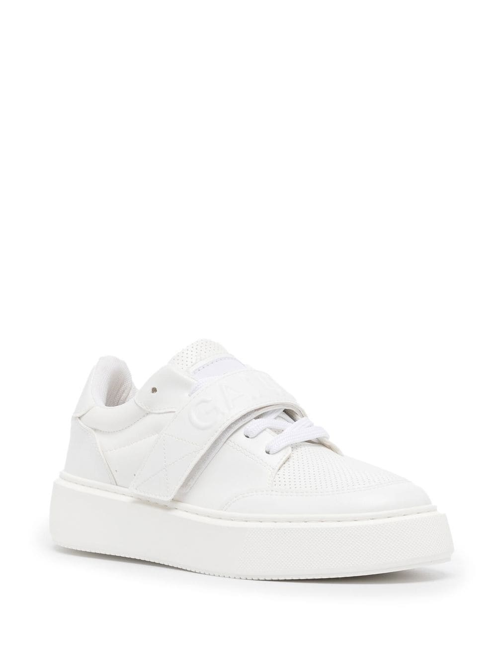 touch-strap low-top sneakers - 3