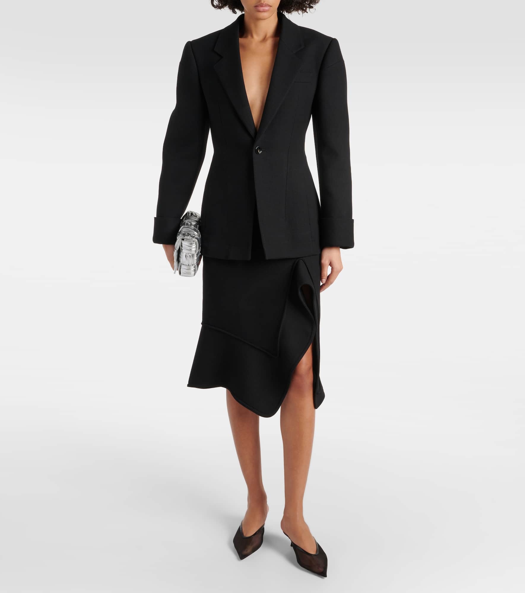Venetian mesh mules - 2