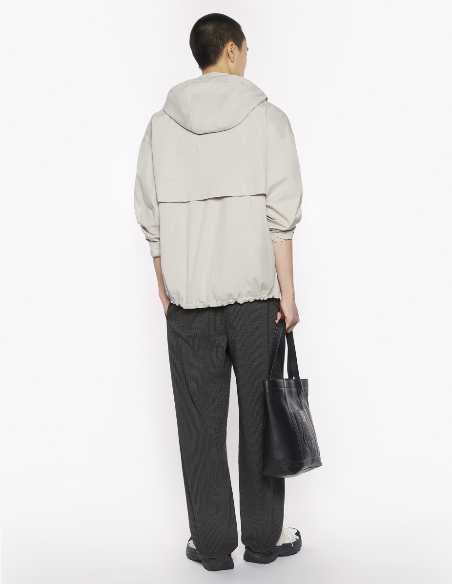 HOODED ZIPPED WINDBREAKER - 5