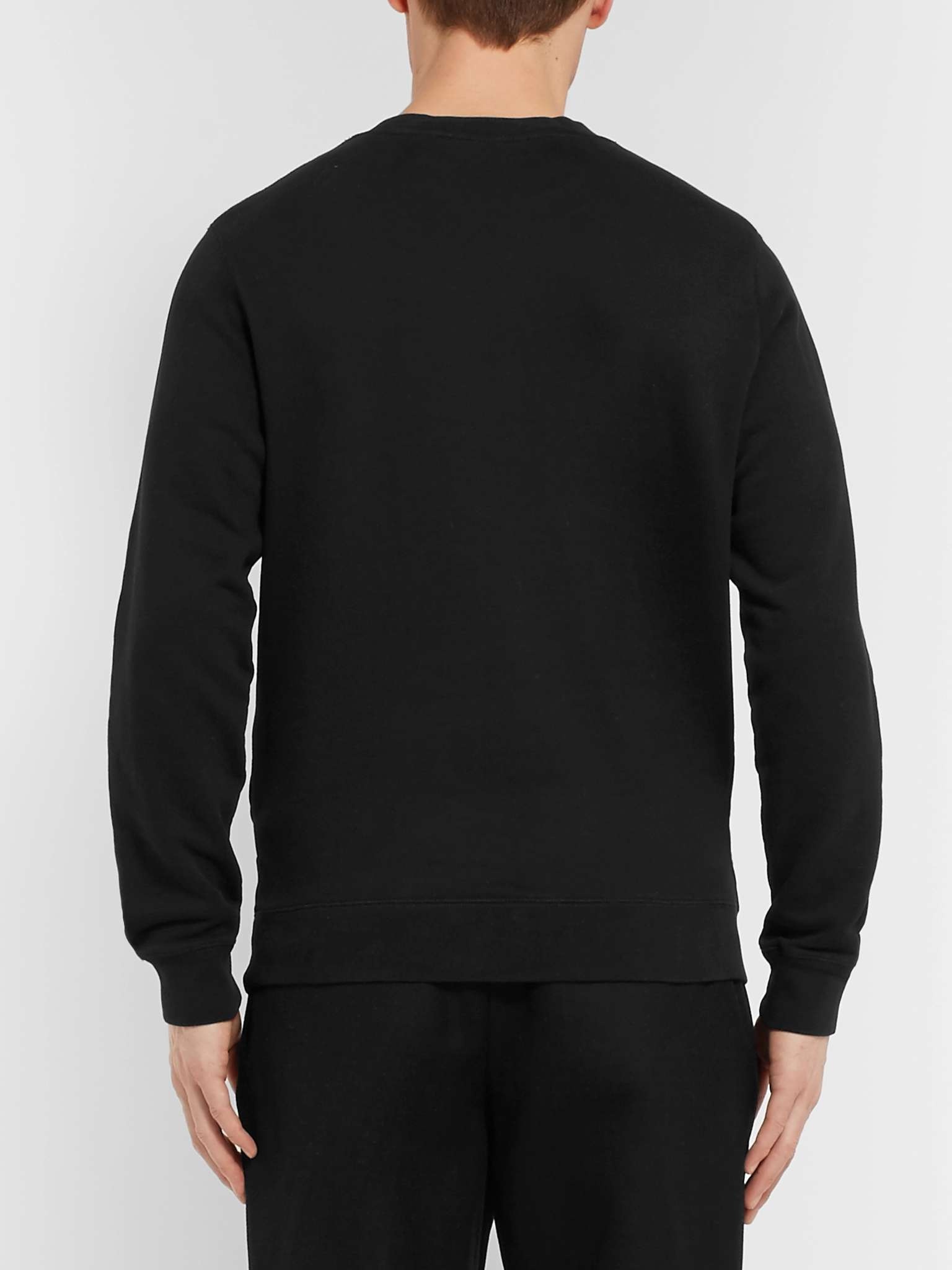 Brushed Loopback Cotton-Jersey Sweatshirt - 5