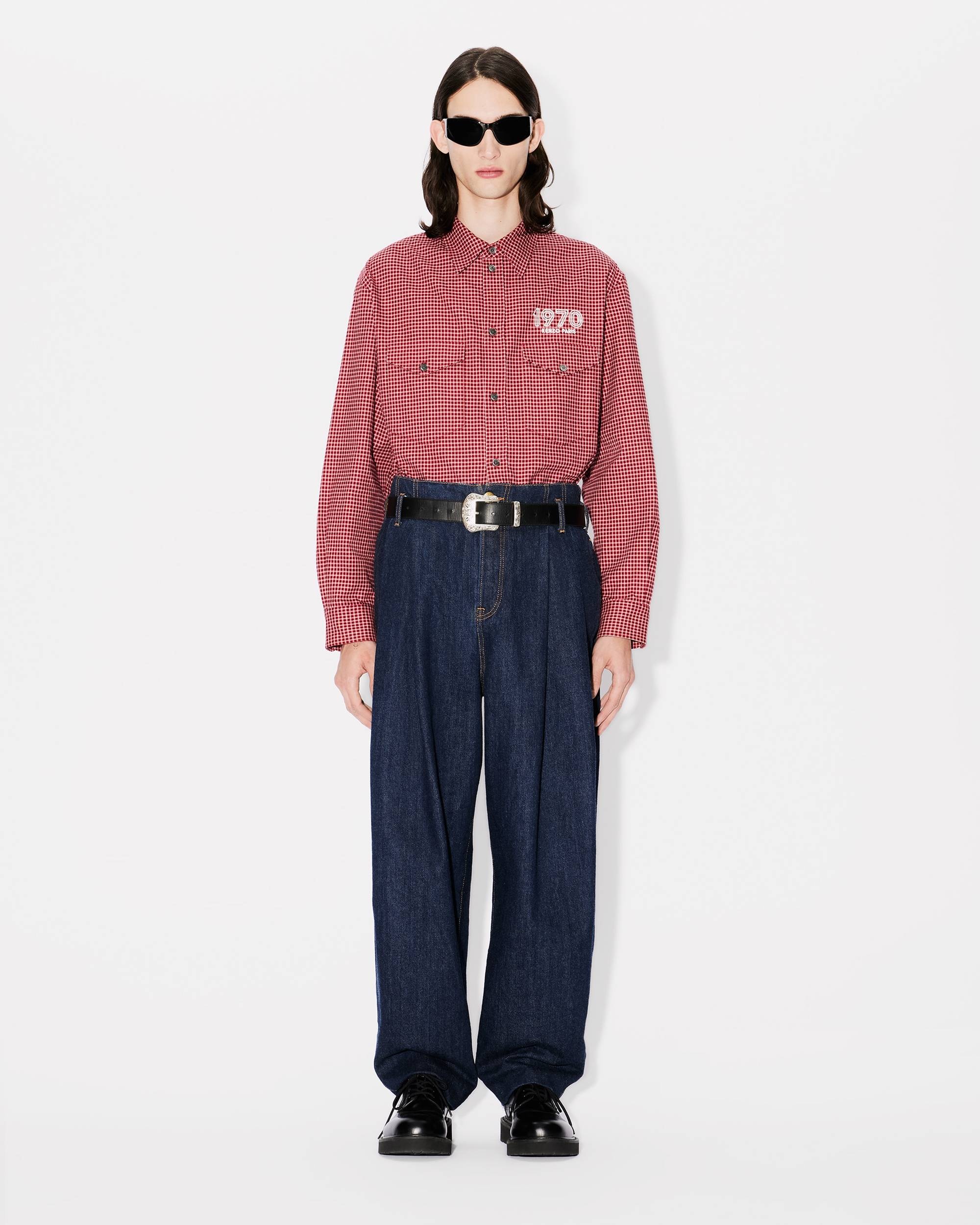 'KENZO Archive 1970' embroidered military shirt - 5