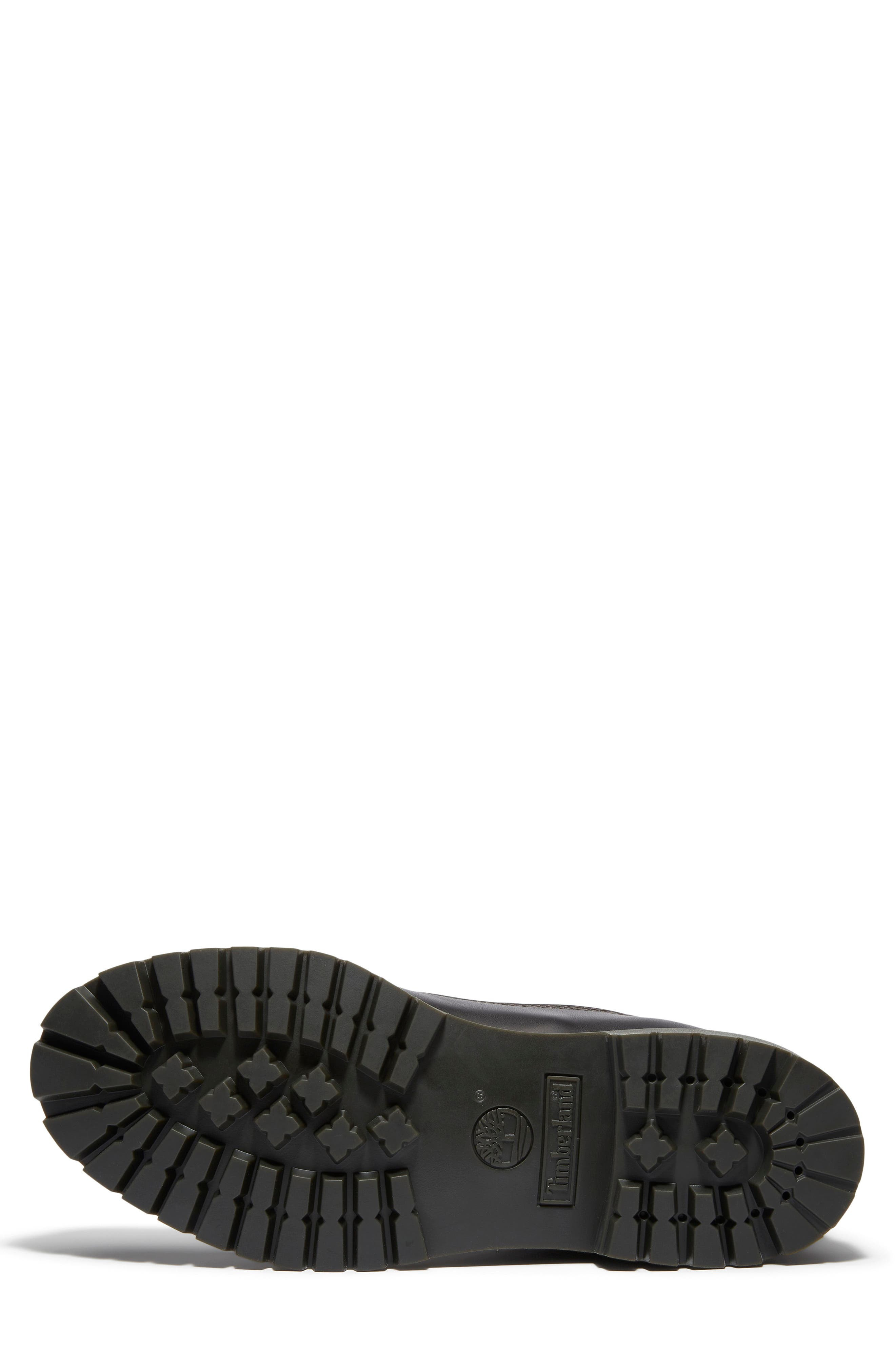 Timberland Premium 6-Inch Waterproof Boot in Black Grain/Dark Brown at Nordstrom - 4