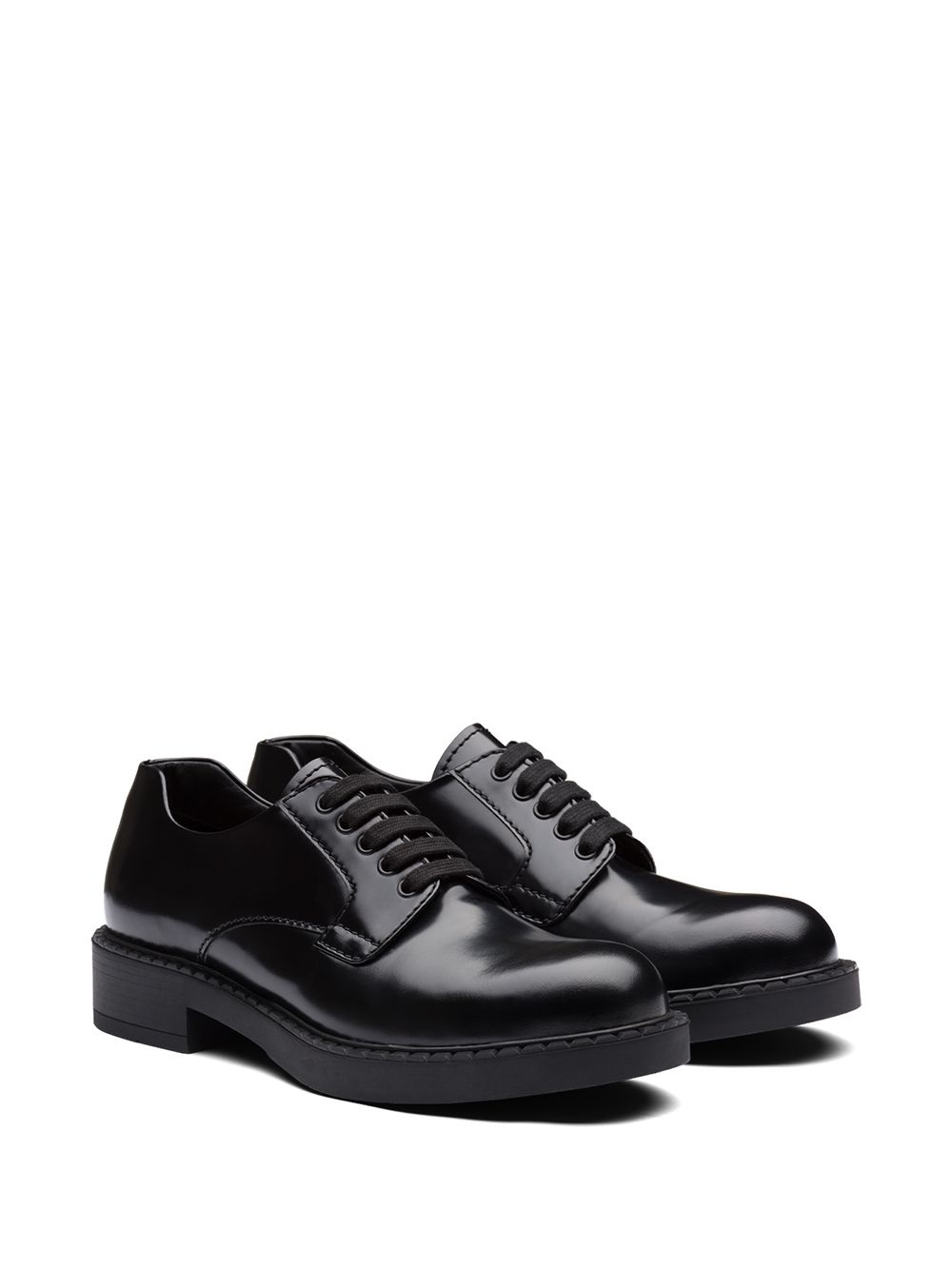 brushed leather Derby shoes - 2