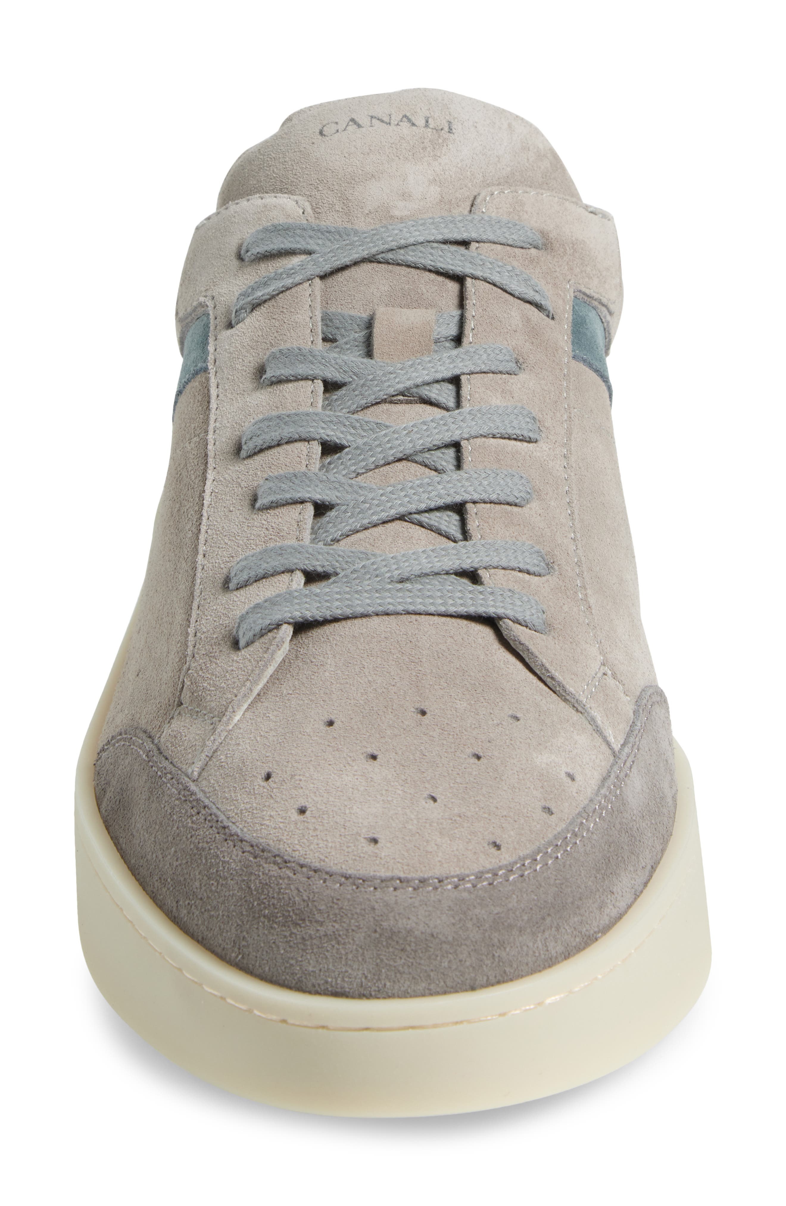 Canali Nuvola Low Top Sneaker in Grey at Nordstrom - 4