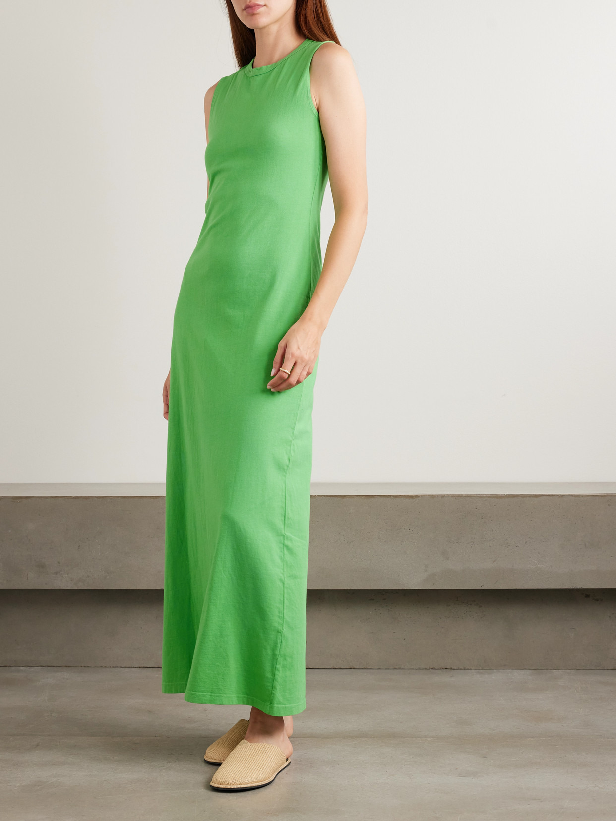 Margo Cotton-jersey Maxi Dress - 4