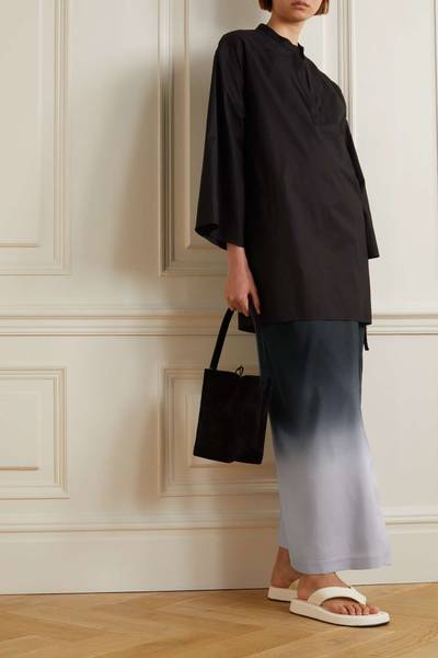 The Row Kawa ombré silk maxi wrap skirt outlook