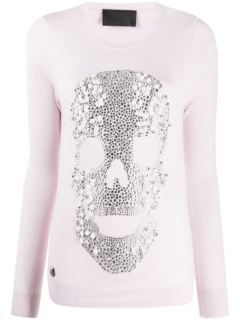 crystal and pearl skull jumper 1