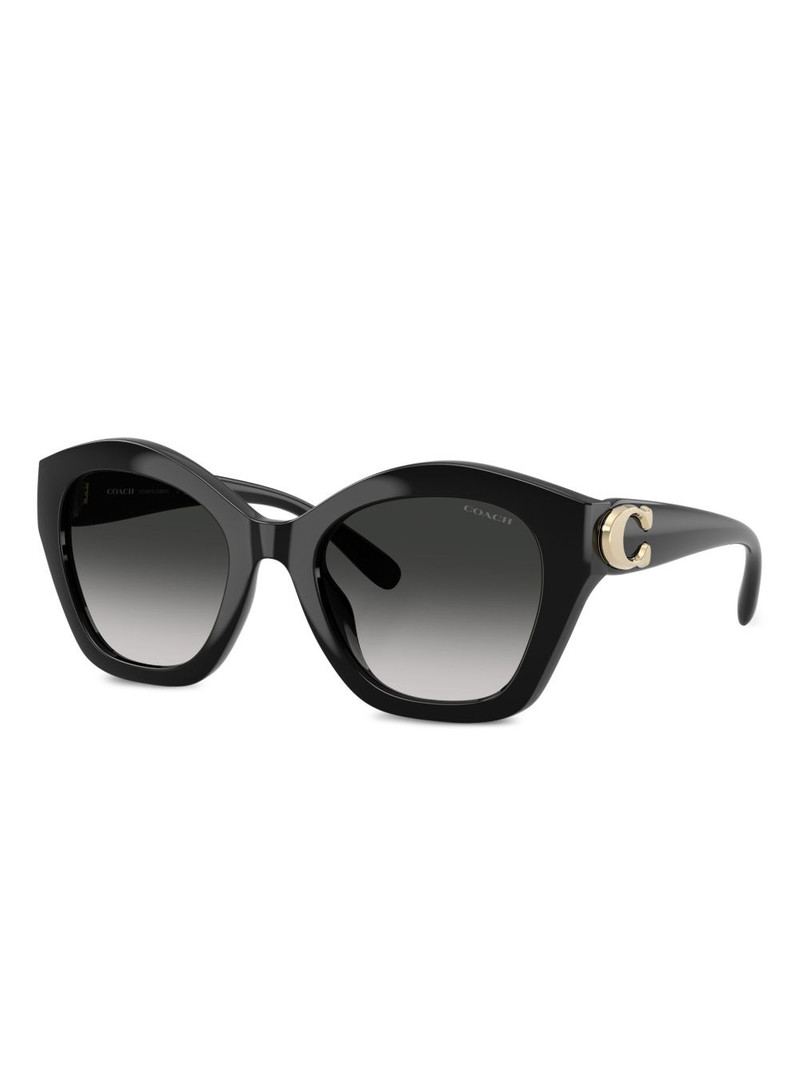 COACH logo-plaque sunglasses outlook