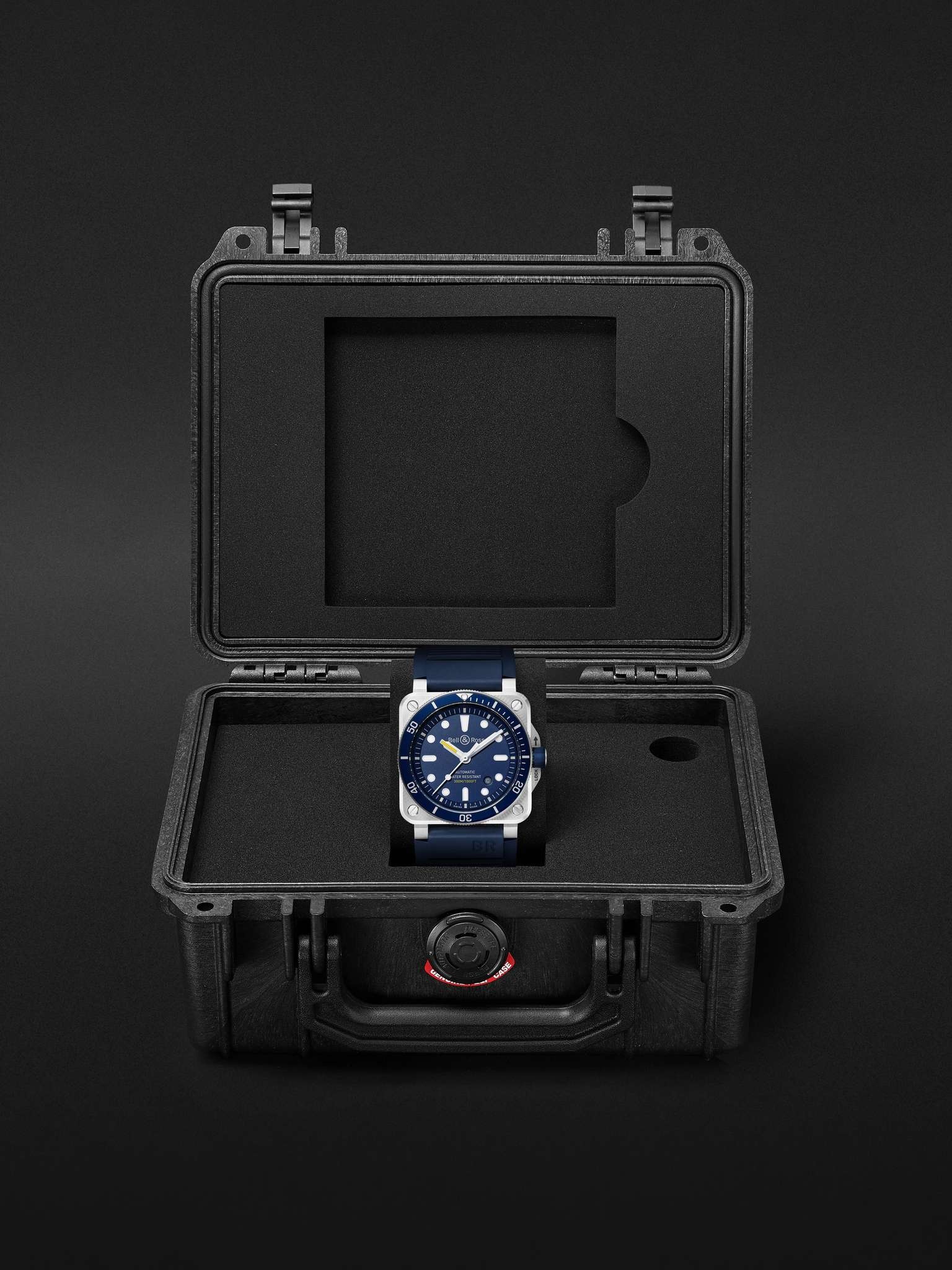 BR 03-92 Diver Blue Automatic 42mm Stainless Steel and Rubber Watch, Ref. No. BR0392-D-BU-ST/SRB - 7
