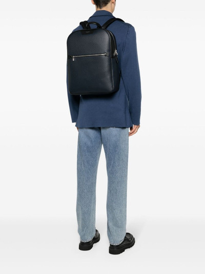 Serapian monogram-pattern leather backpack outlook