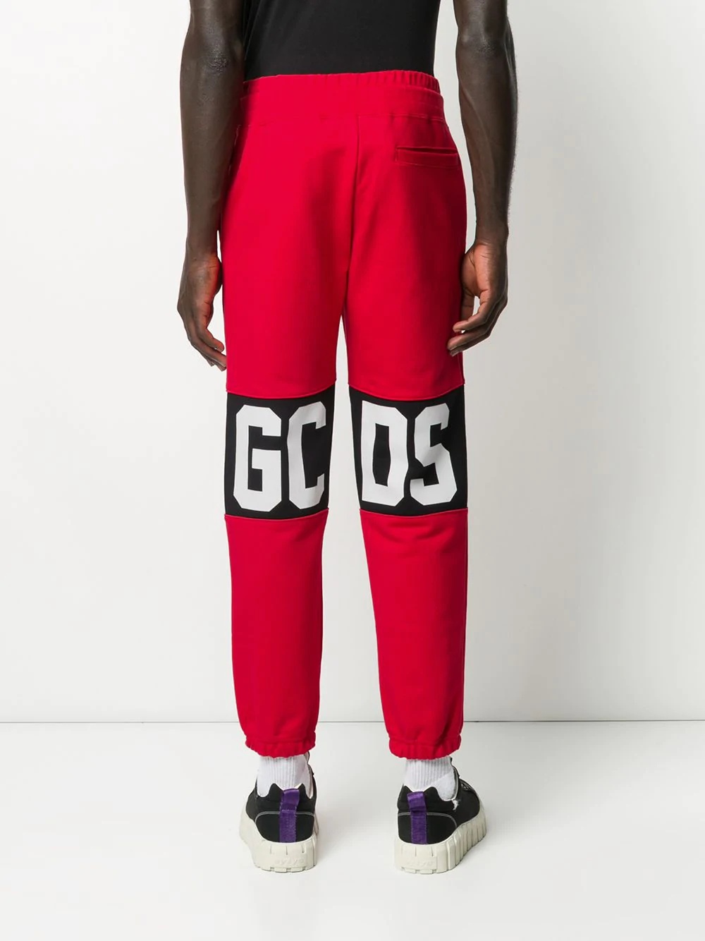 logo print track pants - 4