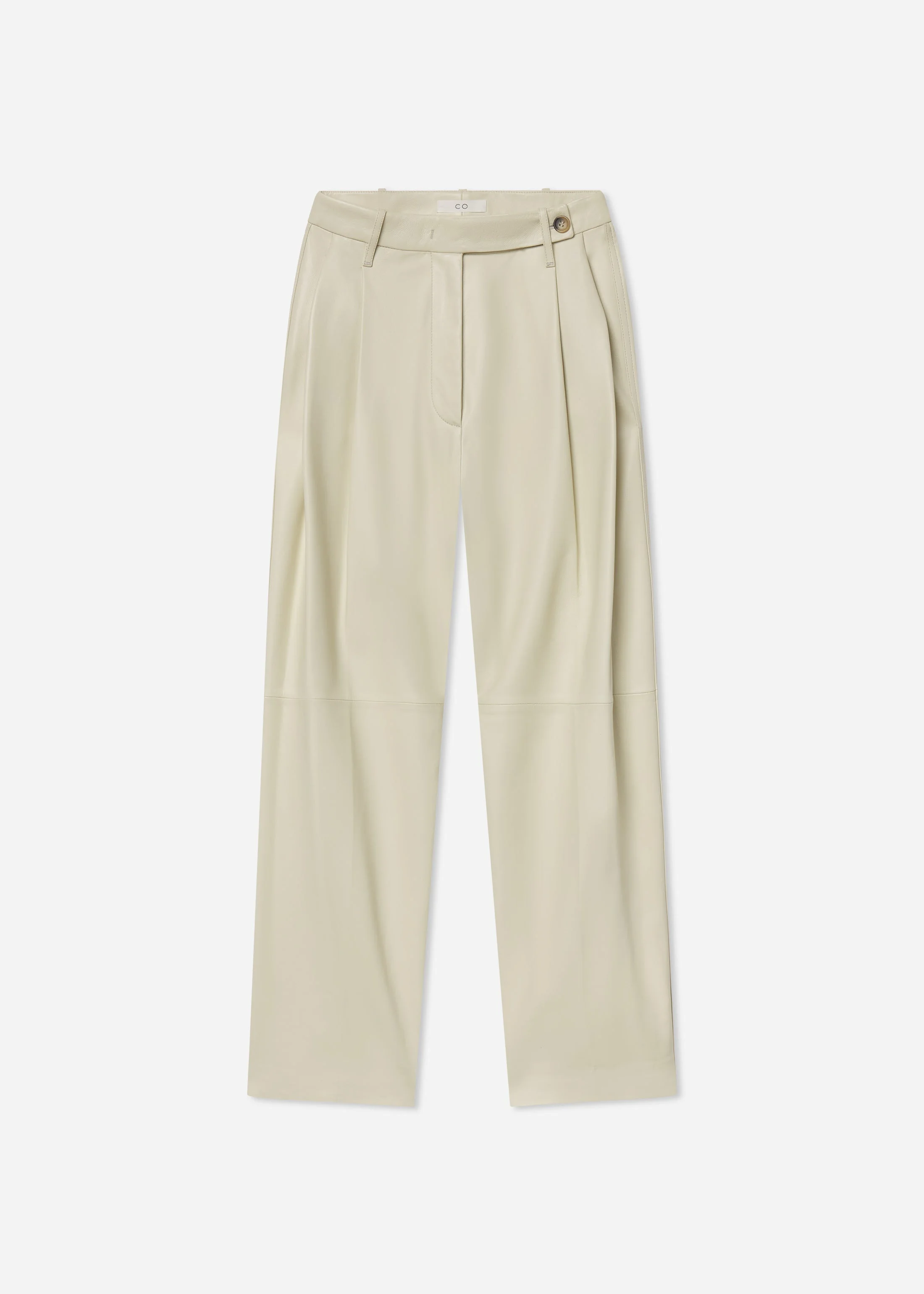 Pleated Pants in Leather - 1