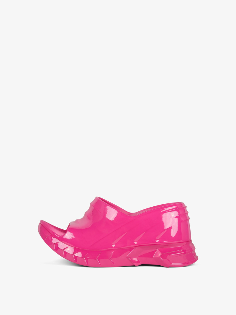 Givenchy MARSHMALLOW WEDGE SANDALS IN RUBBER outlook
