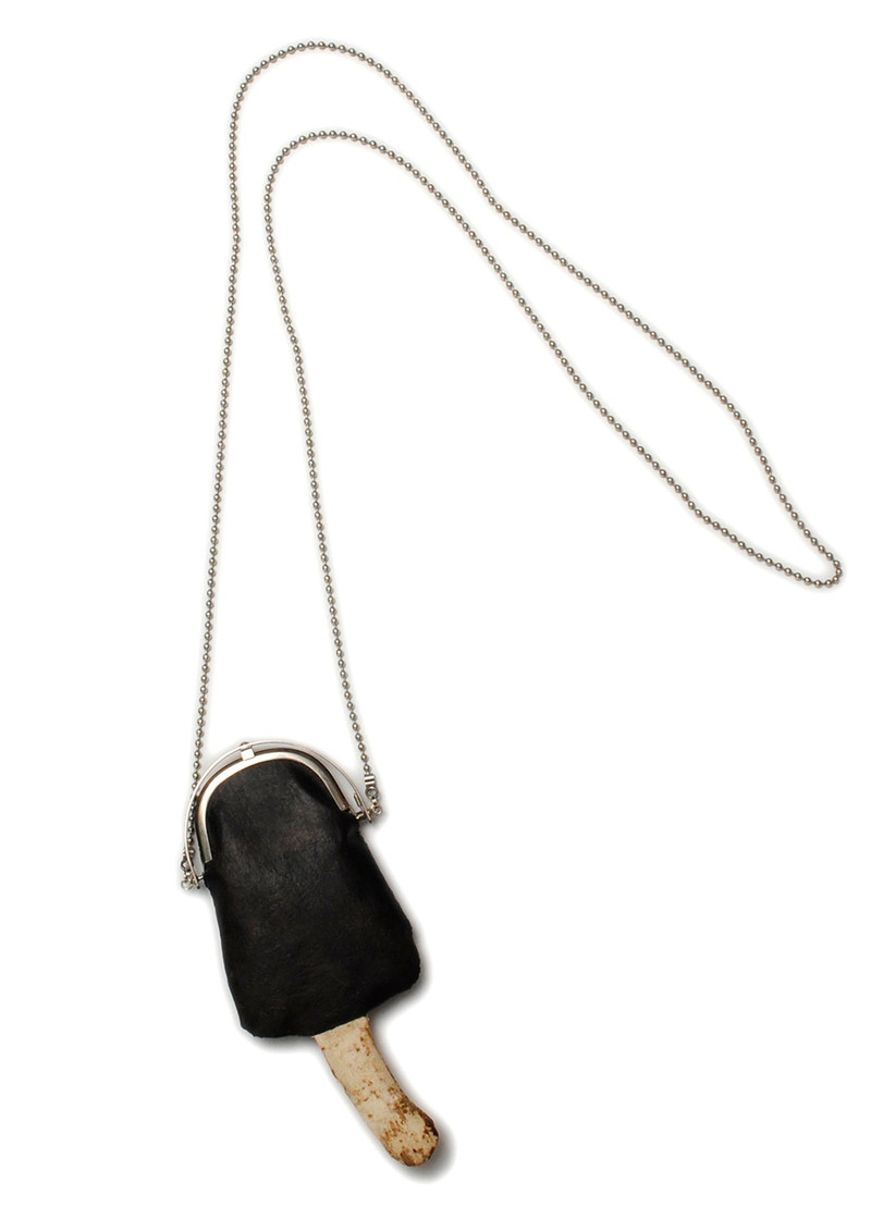 Brown MUSHROOM LEATHER MINI Bag 6