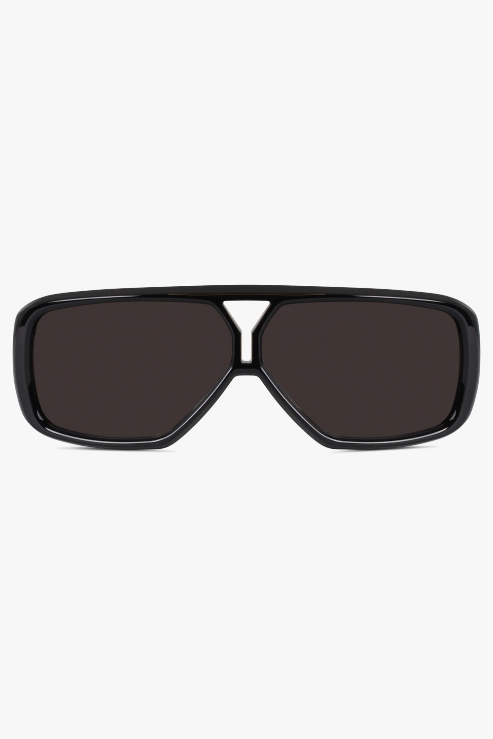 ROUND EDGE AVIATOR SUNGLASSES | BLACK - 1