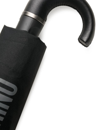 Moschino logo-print compact umbrella outlook