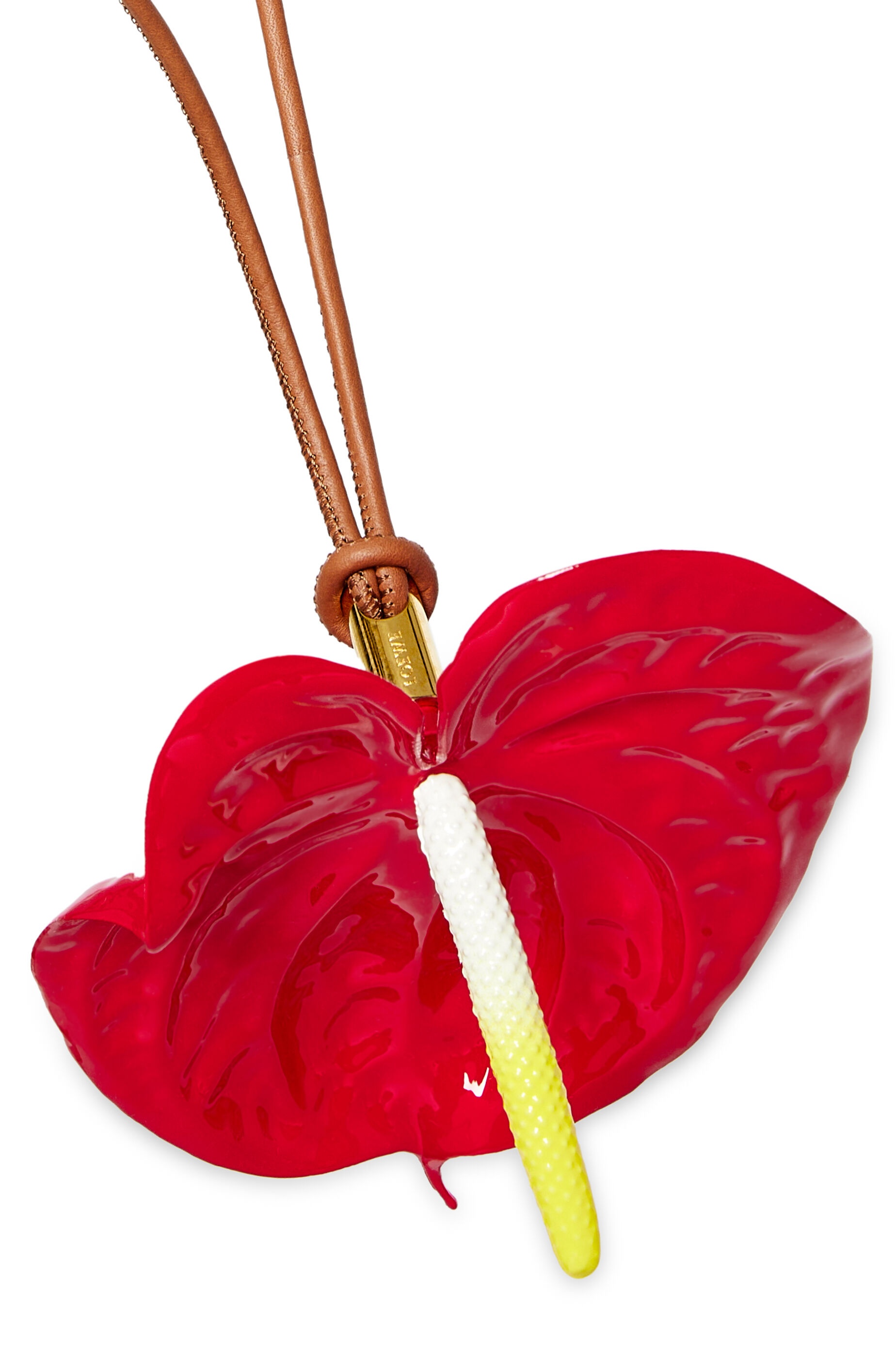 Anthurium charm in resin - 2