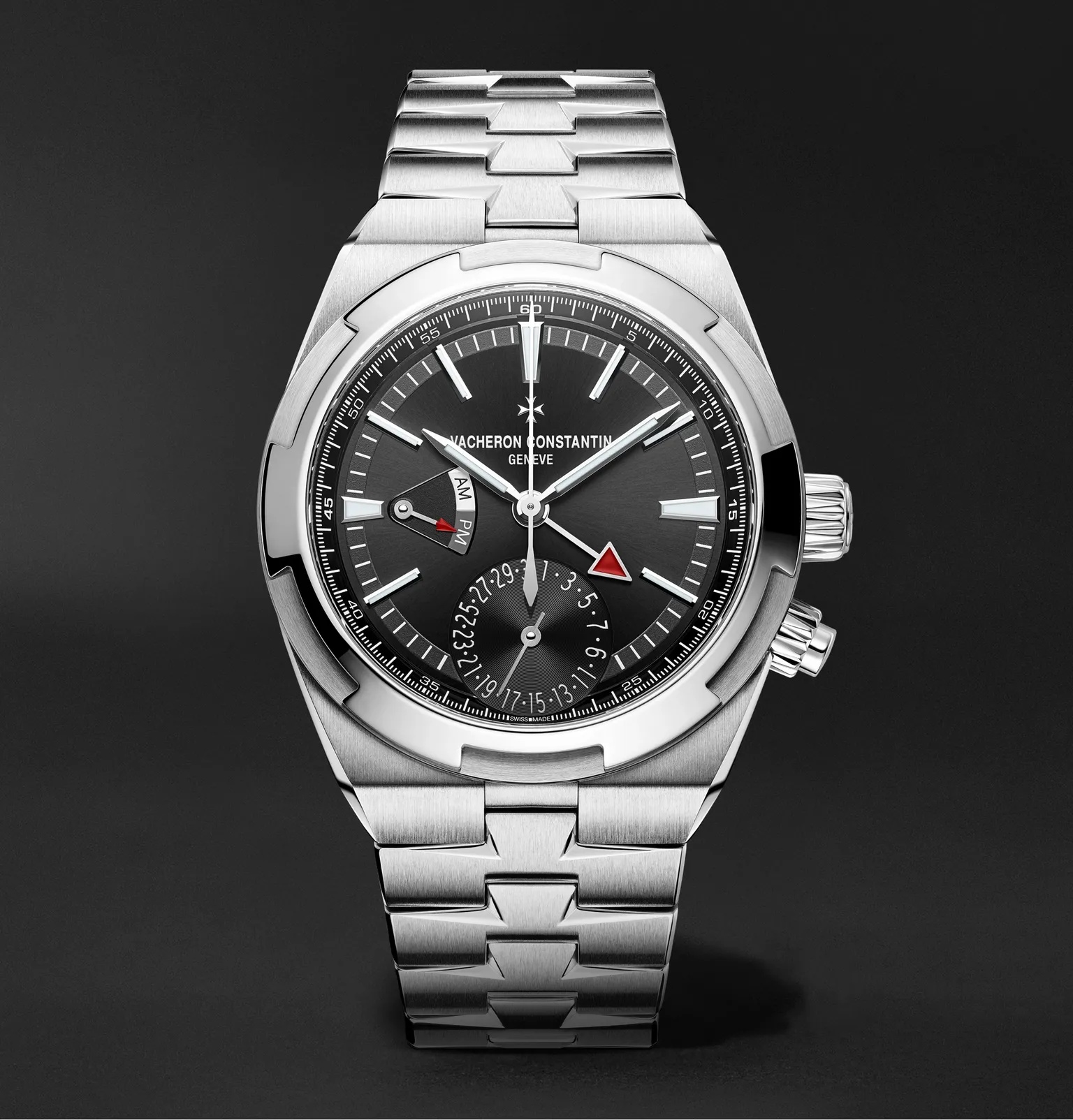 Overseas Automatic Dual Time 41mm Stainless Steel Watch, Ref. No. 7900V/110A-B546 - 1