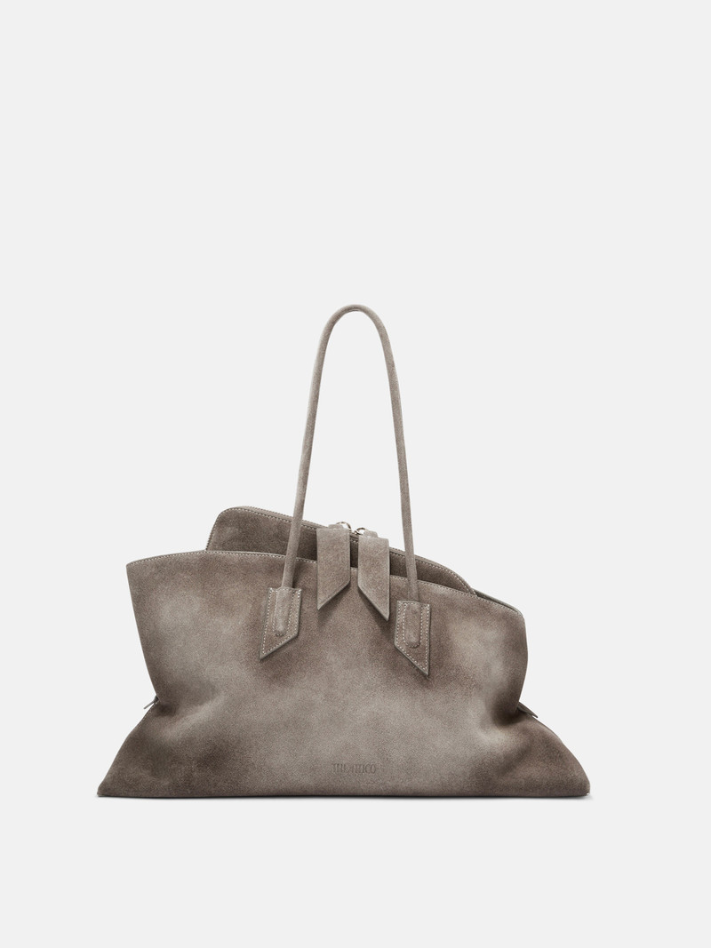 ''LA PASSEGGIATA MEDIUM'' DARK GREY TOP HANDLE 1