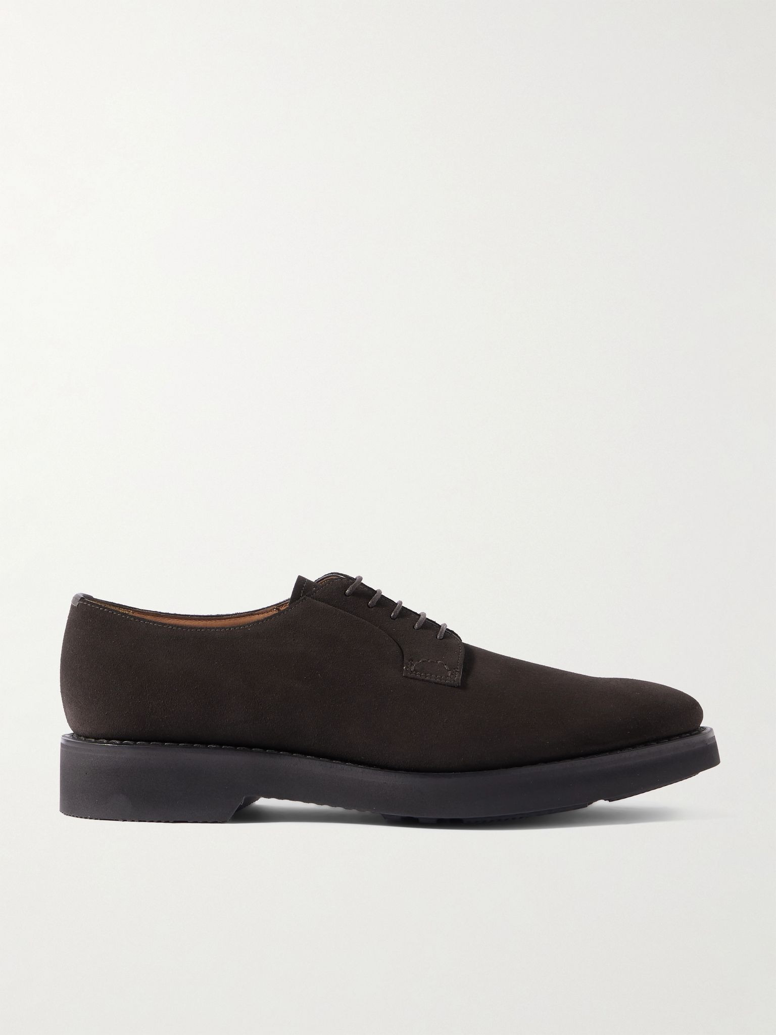 Stratton I Suede Derby Shoes Dark brown - 1