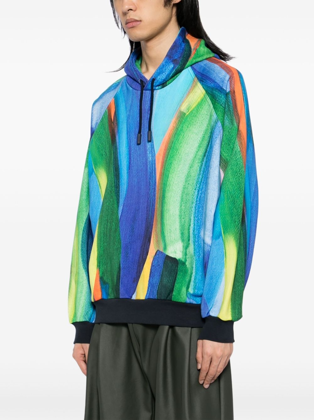 embroidered Eiws hoodie - 2