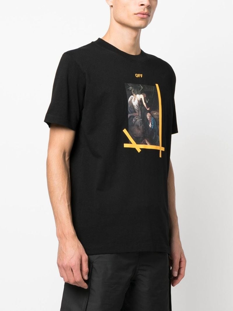 Arrows Caravaggio print T-shirt - 3