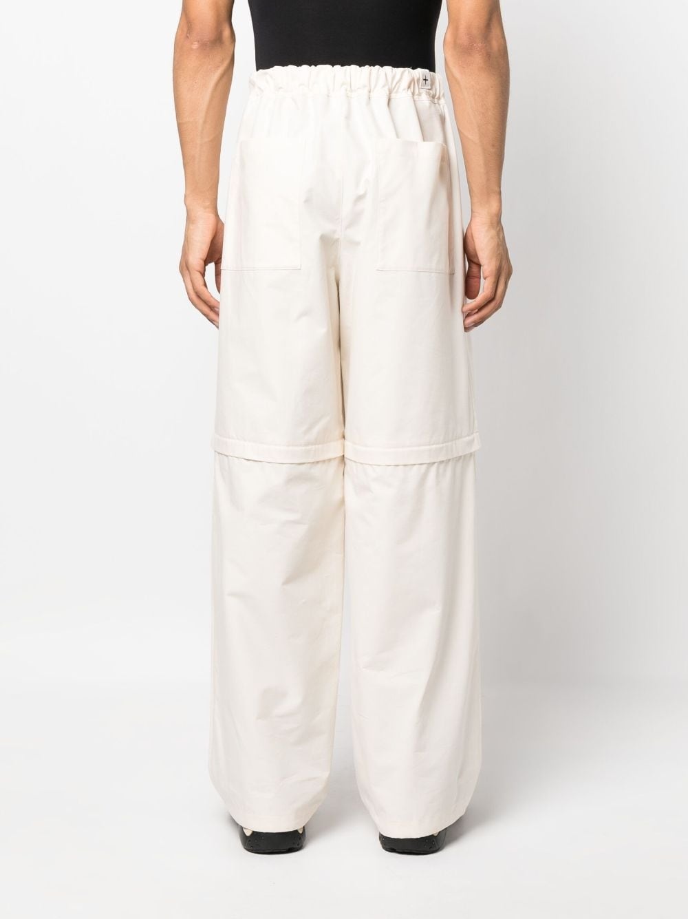detachable-legs cotton trousers - 4