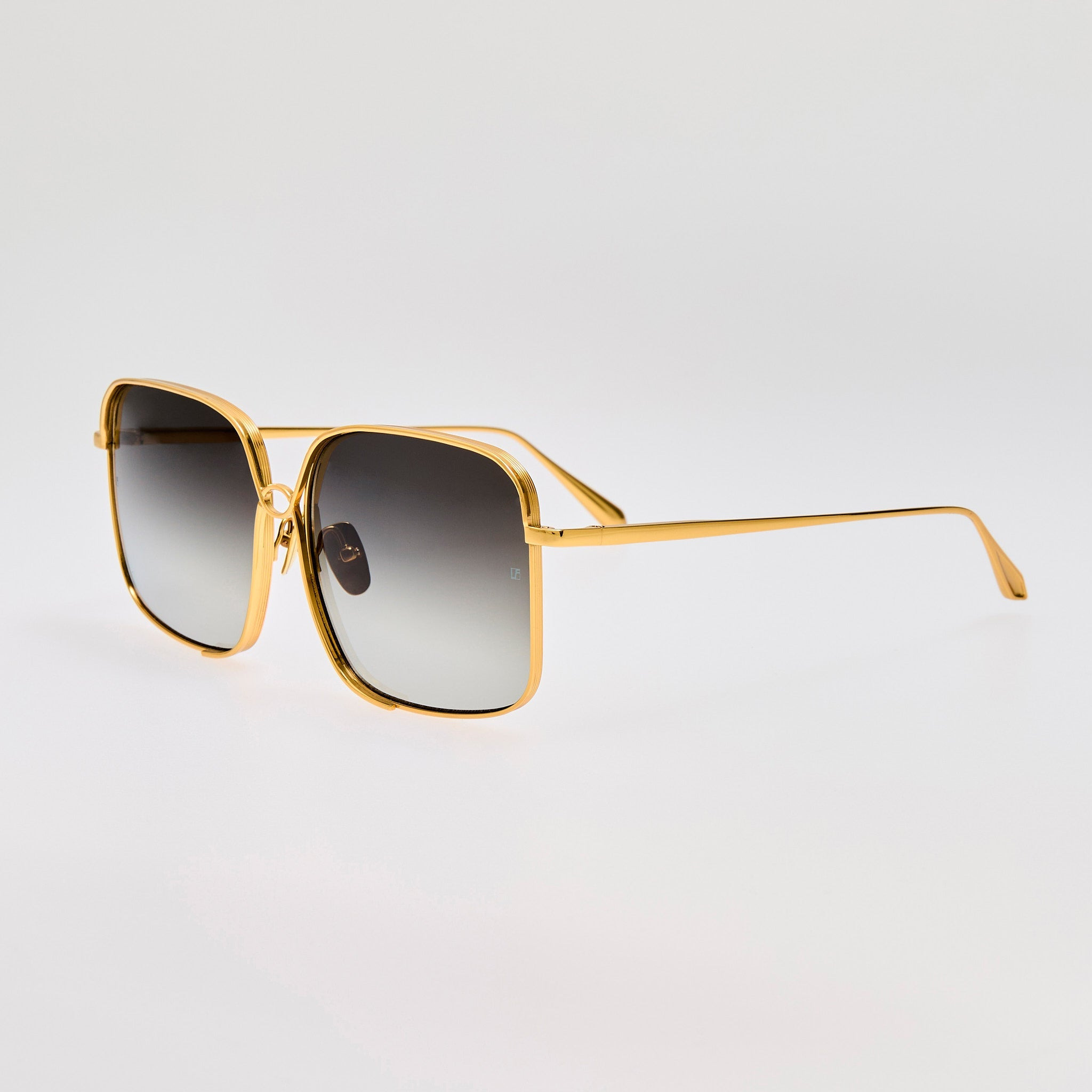 Genevieve Sunglasses in Grey and Gold - 3