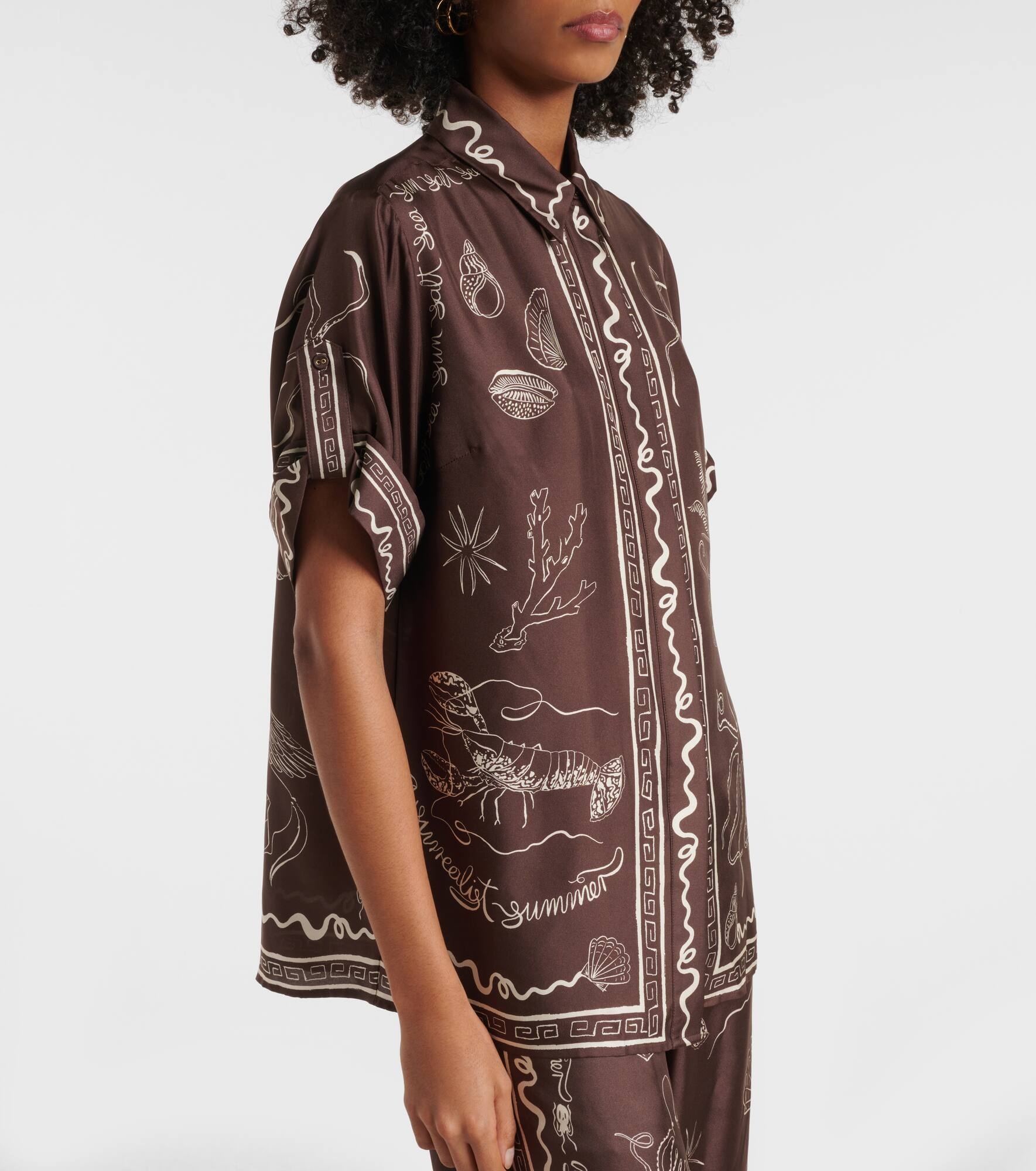 Sammy printed silk shirt - 5
