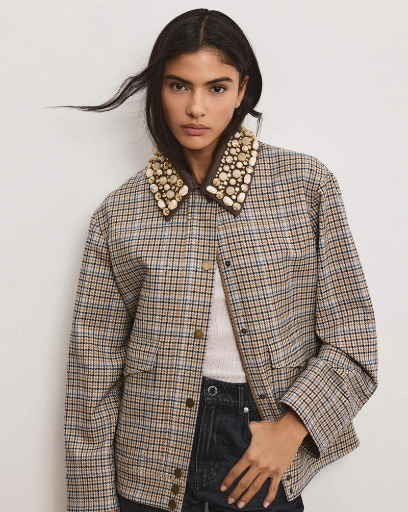 VERONICA BEARD KASPER PLAID JACKET outlook