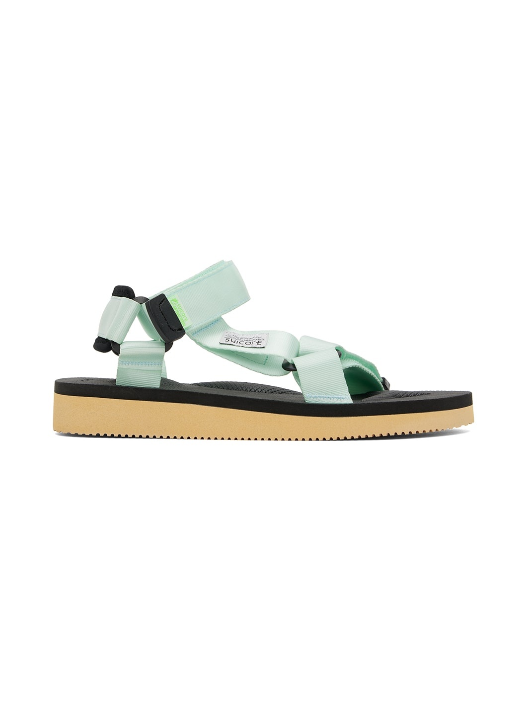 Green & Black DEPA-Cab Sandals - 1