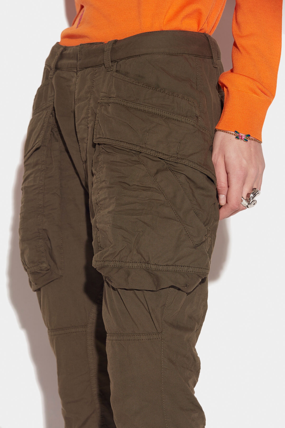 SLIM CARGO PANTS - 4