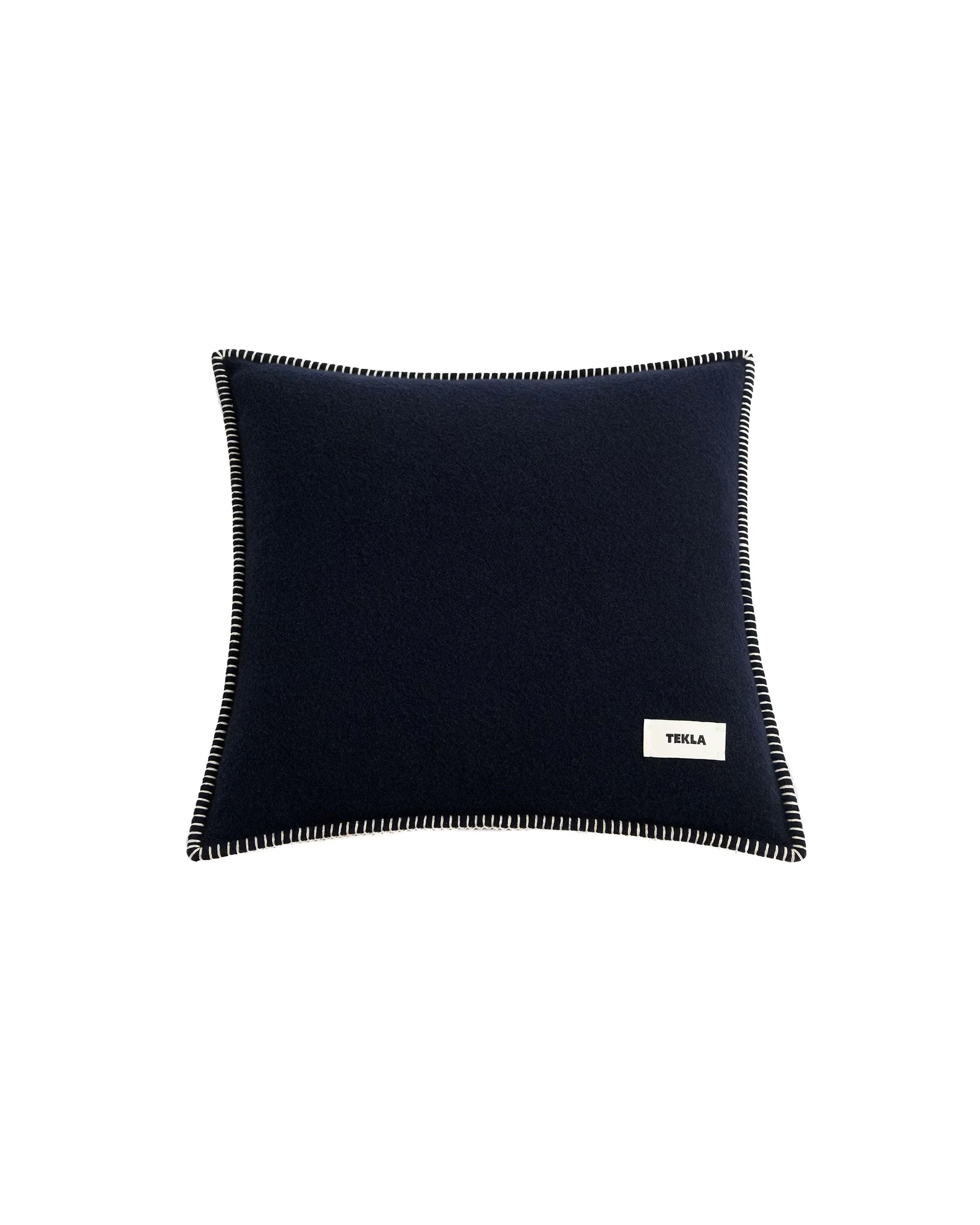 Tekla Lambswool Cushion Dusk Blue - 1