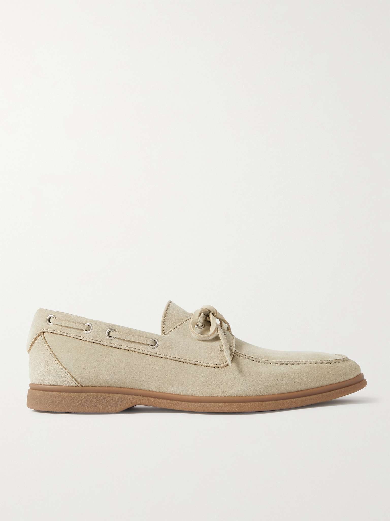 Suede Boat Shoes - 1