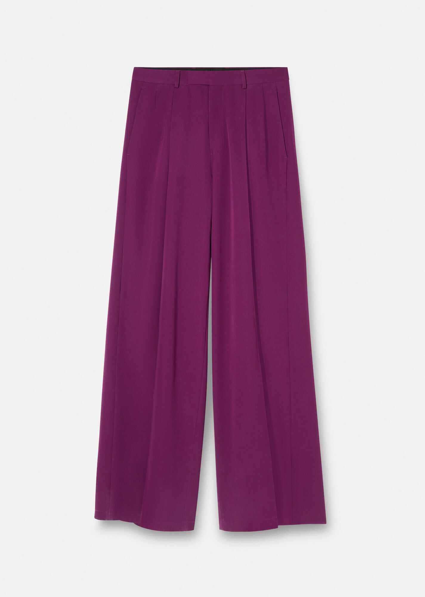 Pleated Wool Pants - 6