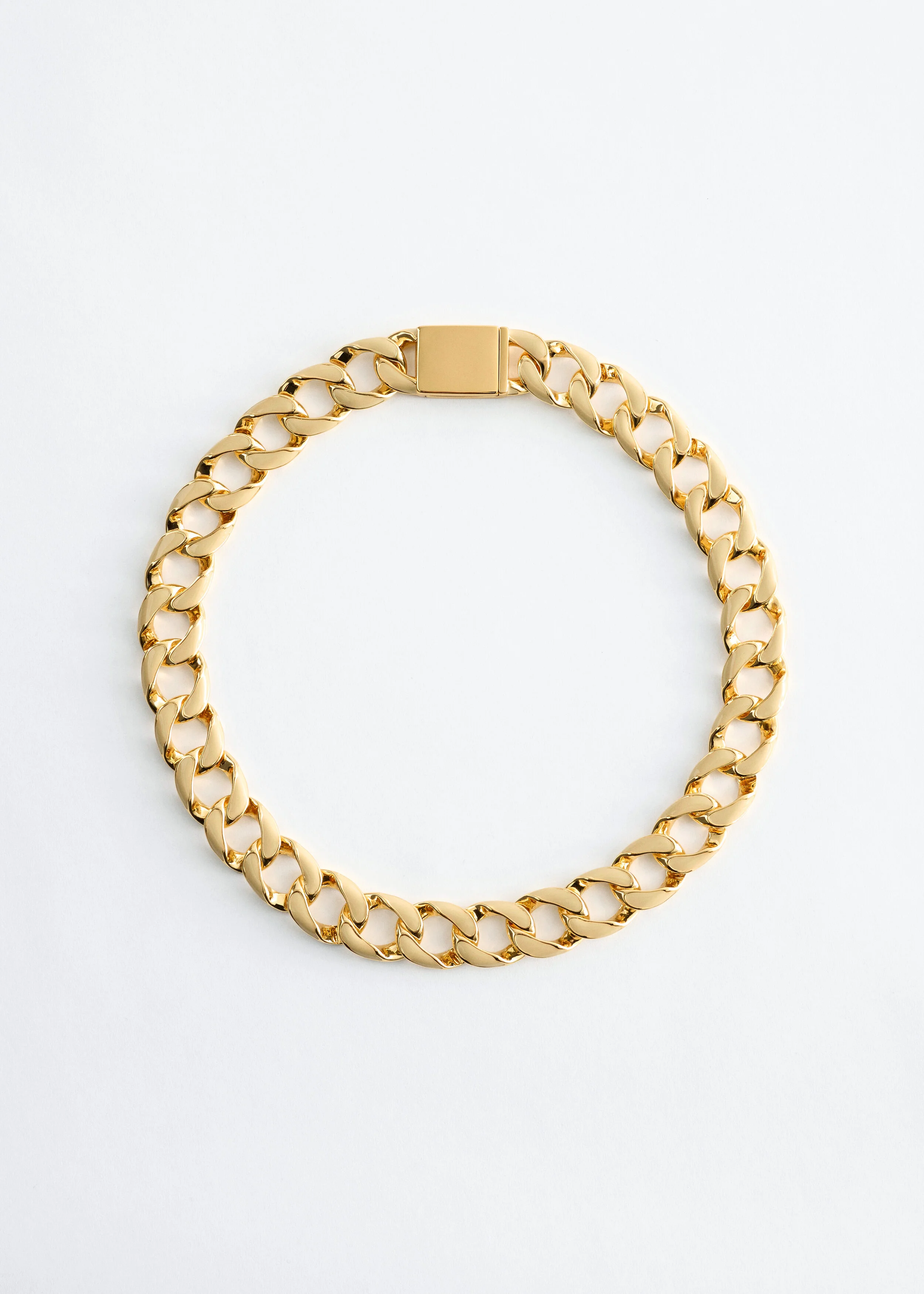 Chunky Curb-Chain Necklace - 1