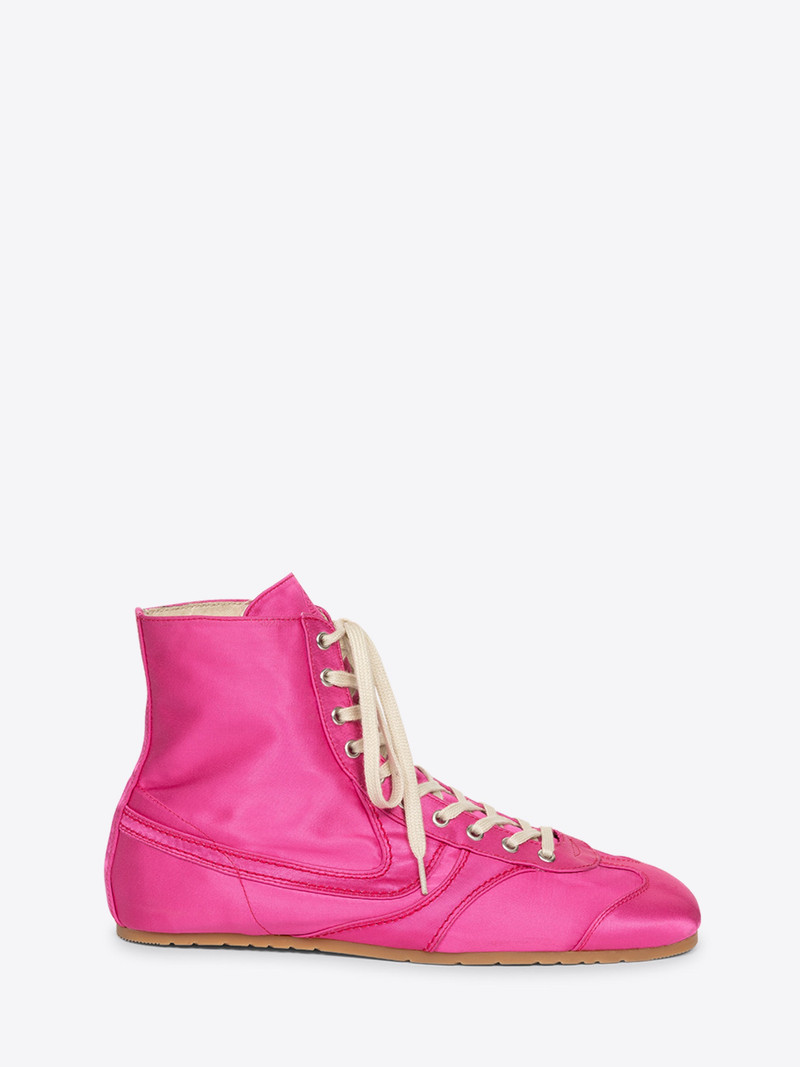 SATIN HIGH TOP SNEAKERS 1