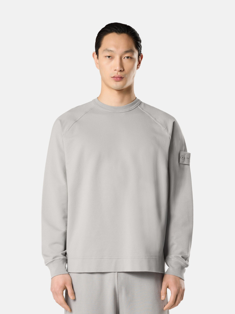 Stone Island 6100064 COTTON STRETCH FLEECE_S.I. GHOST outlook