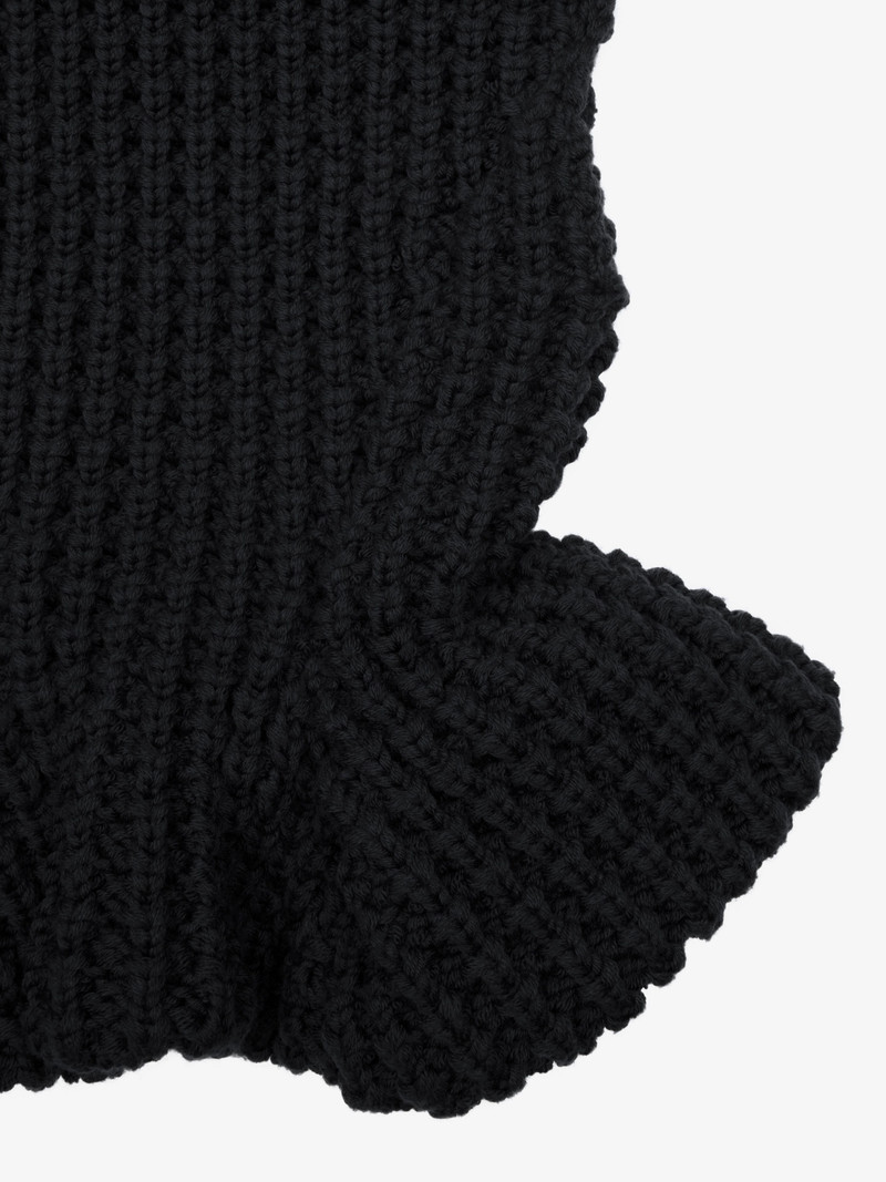 SLIM FIT PEPLUM 상단 에 WAFFLE WOOL 5