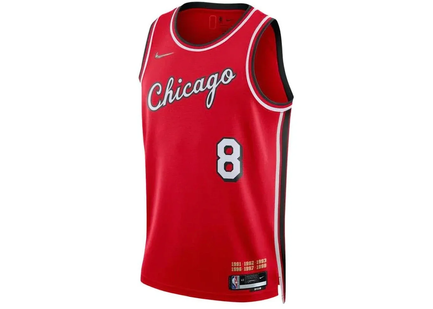Nike Chicago Bulls Lavine City Edition Jersey Red - 1